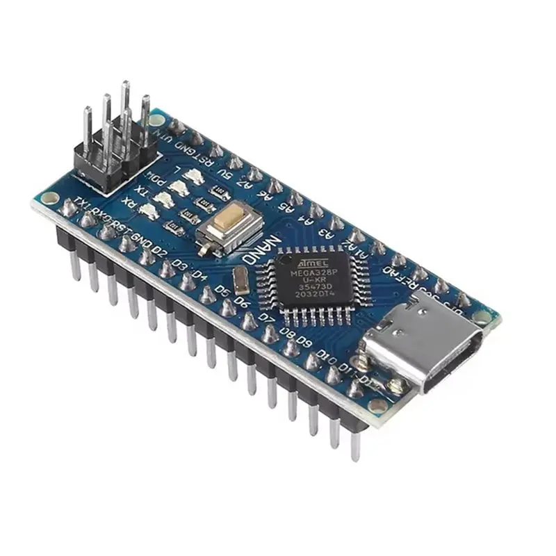 A33T-20Pcs For Arduino Nano V 3.0 Atmega328 Controller Compatible Board Module PCB Development Board TYPE-C USB NANO
