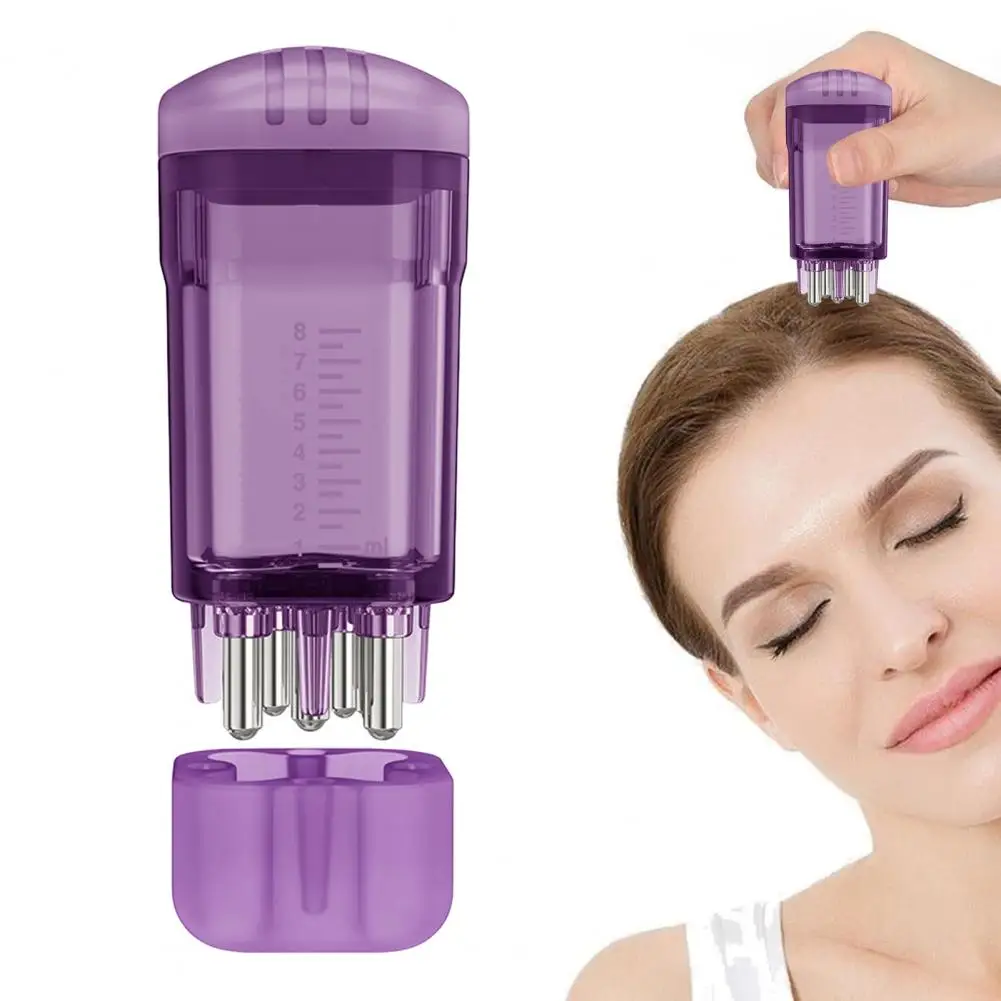 Scalp Applicator Comb Hair Oil Distribution Comb Hair Oil Applicator Comb with Precise Scale for Scalp Massage Root Application