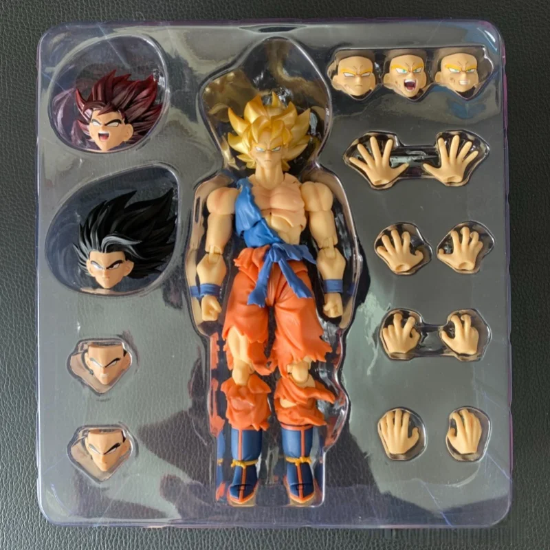 

New Genuine Dragon Ball Son Goku Character Model Toys Joint Mobility Holiday Gift Collectibles Desktop Ornaments In Stock