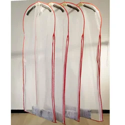 5 Pcs Dress Bag Bridal Gown Long Clothes Bags Protector Case Dustproof Cover Wedding Dresses Garment Clothing Dust Cover 180cm
