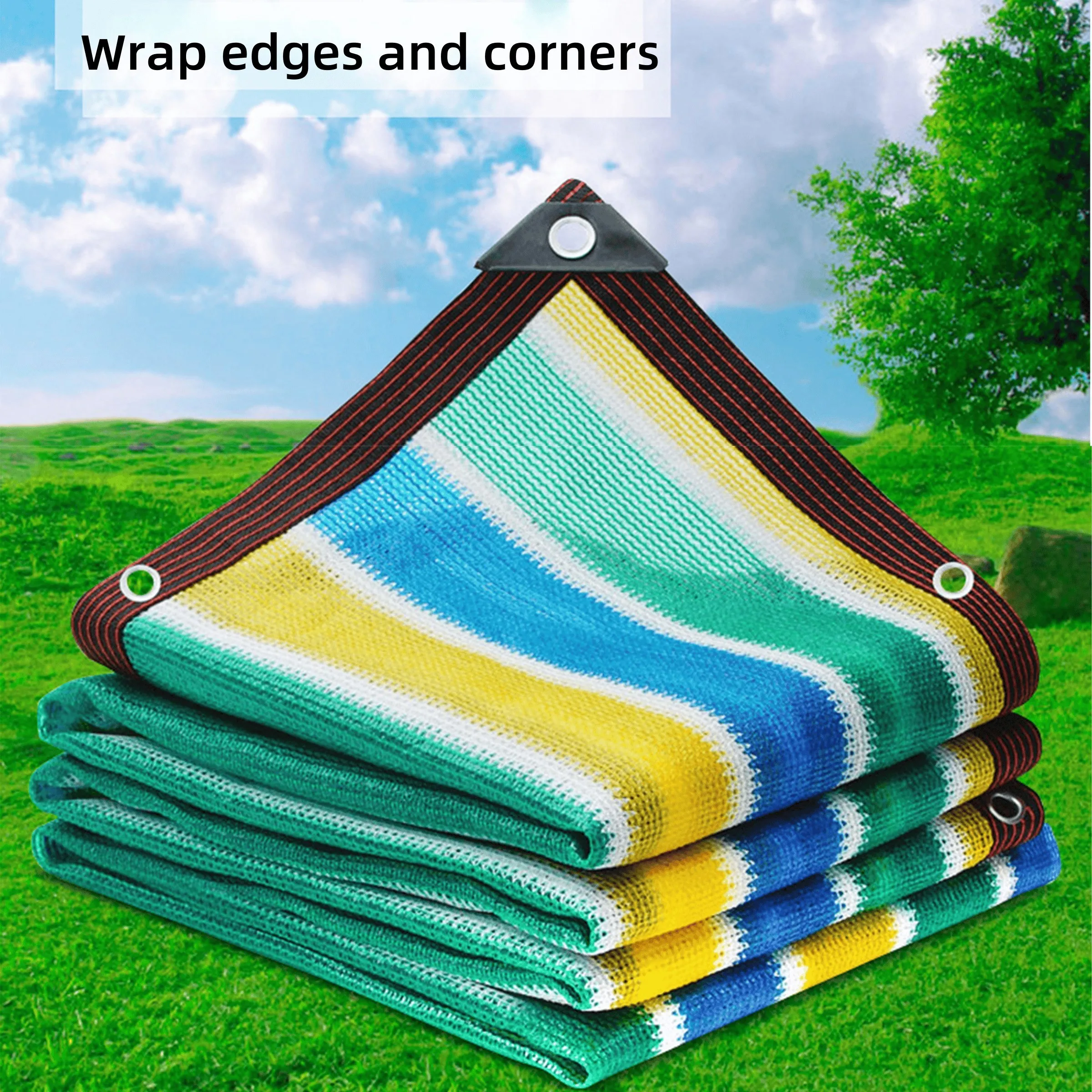 شبكة مظلة مزخرفة: يضيف نمط الخياطة قيمة جمالية كشاشة سياج خصوصية، وشبكة مظلة، وفناء خارجي.