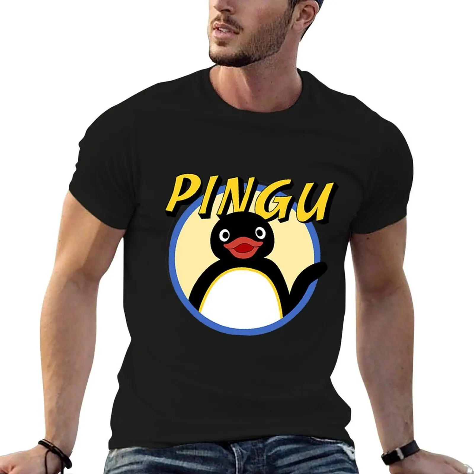 

Pingu t man man man designer shirt T-Shirt plain t shirt shirt cotton t