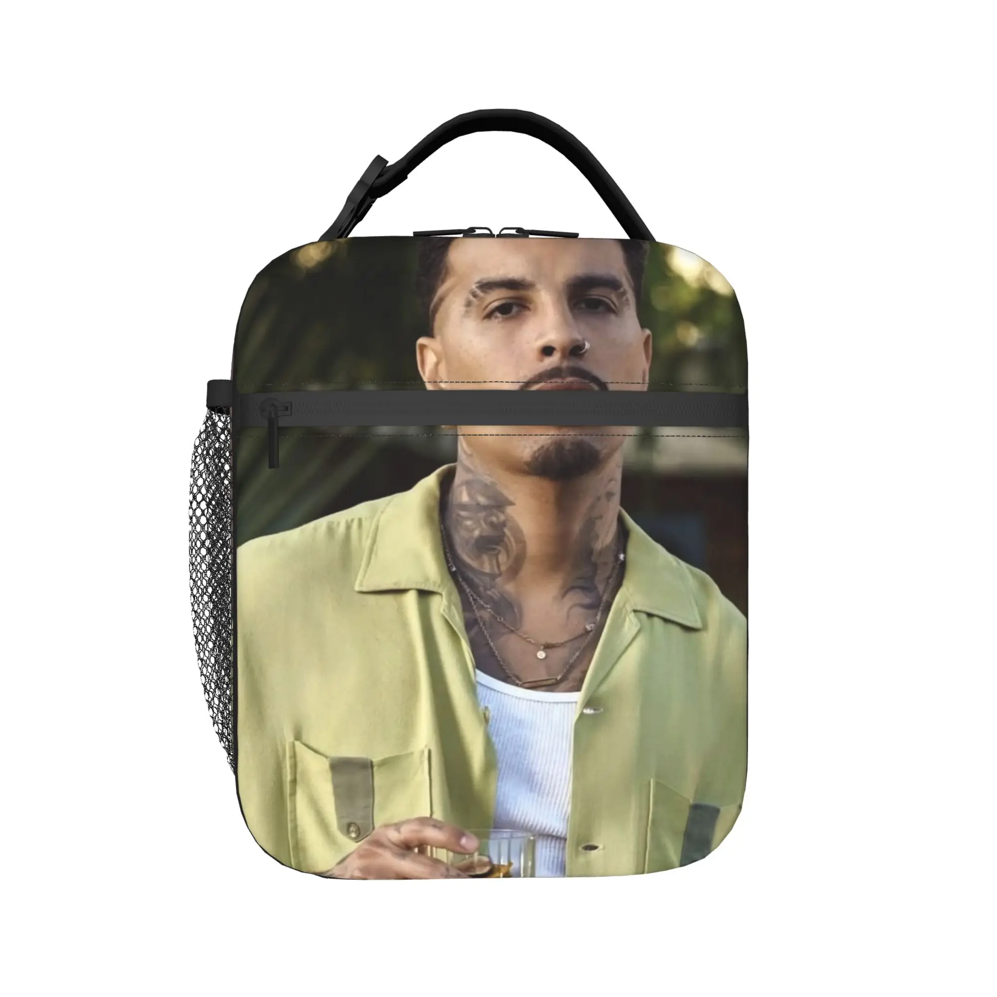 Insulated Lunch Box Rauw Alejandro Singer Rapper Merch  Storage Food Box INS Trendy Cooler Thermal Bento Box For Work