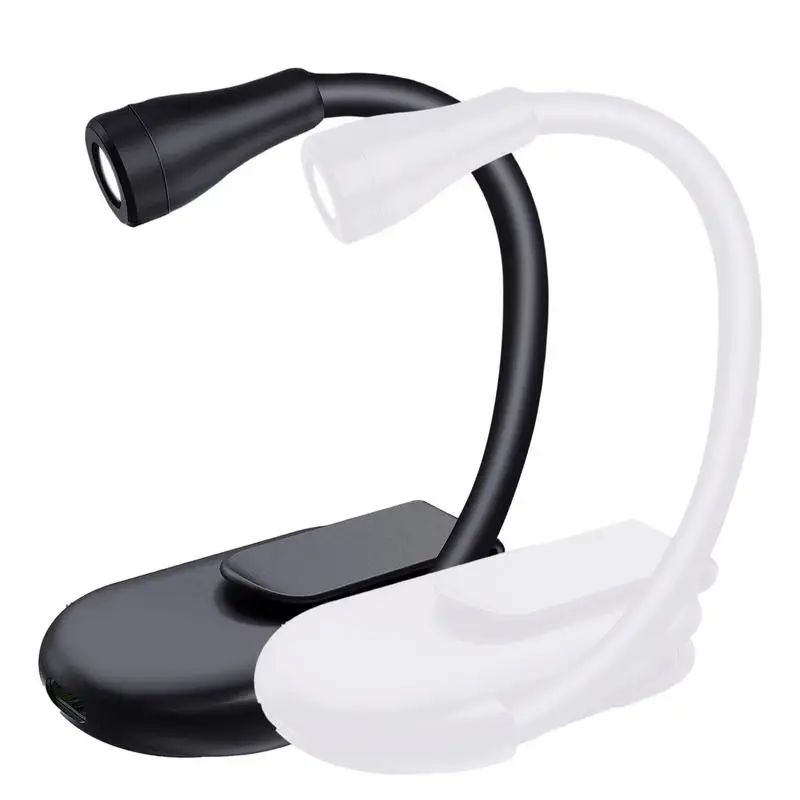 

LED Book Light USB Rechargeable Reading Light Warm Cool Daylight Portable Flexible Easy Clip Night Reading Lamp home appliance