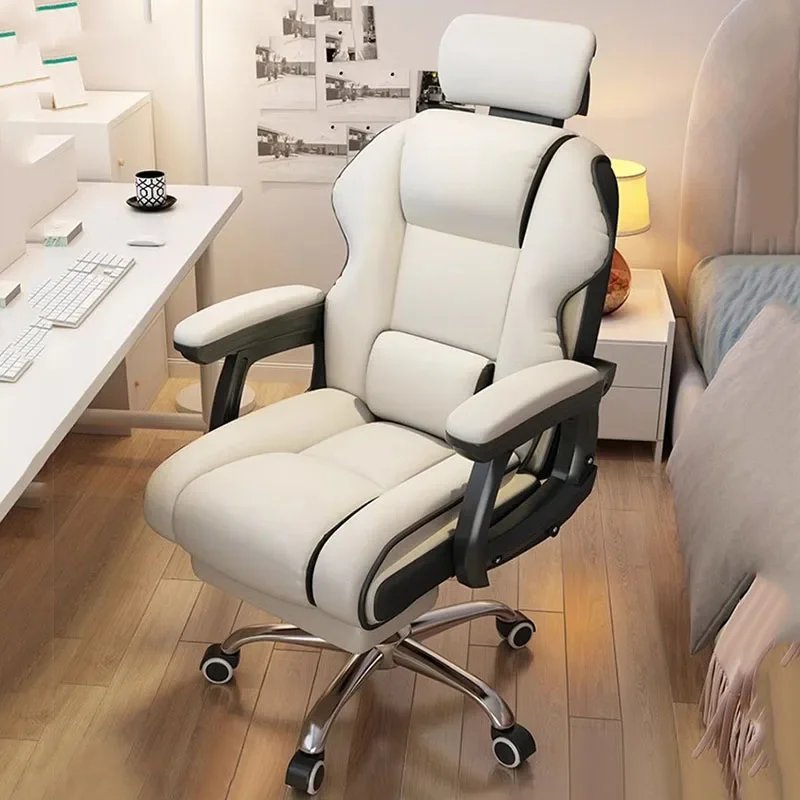 Nordic Study Office Chair Design Armrest Computer Recliner Office Chair Rotating Ergonomic Cadeira Computador Luxury Furniture