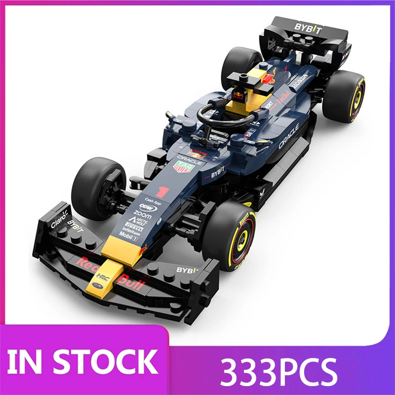 IN STOCK 1:24 Static Version RB19 F1 Racing Car Building Blocks Ornaments Children Puzzle Assembly Toys For Boy Boyfriend Adult