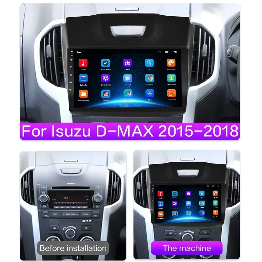 Android Car Radio Multimedia for Chevrolet TrailBlazer 2 S-10 S10 Colorado for Isuzu D-Max DMAX Player Tape Recorder No 2din