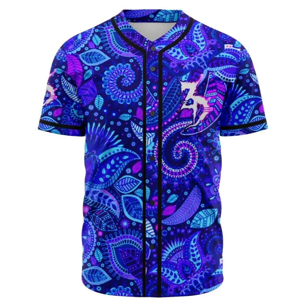 Zeds Dead Merch Baseball Jersey Harajuku Thin Button Baseball Uniform Baseball Jersey Fro EDM Style1