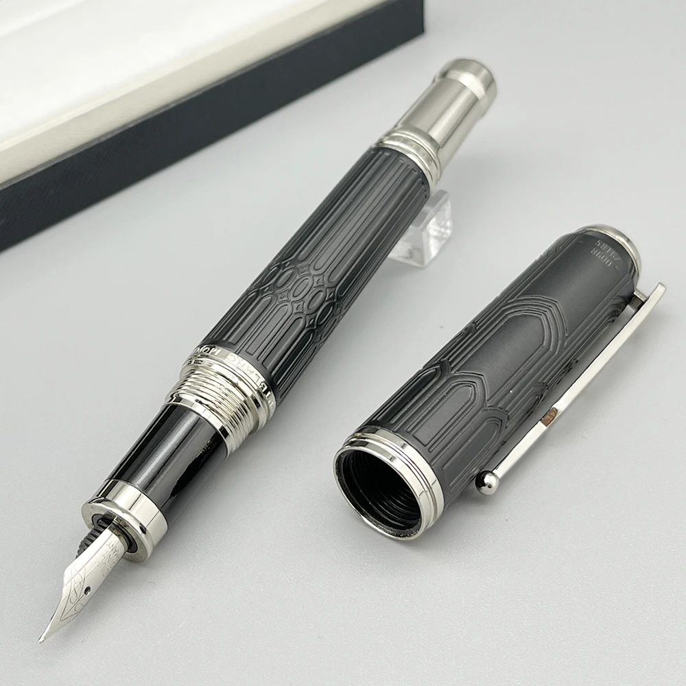 MB Limited Edition Fountain Ink Pens With Serial Number Victor Hugo Cathedral Architectural Luxury Writing Stationery