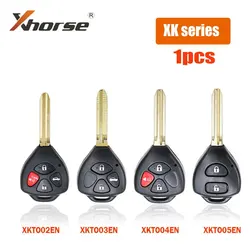 1szt Xhorse VVDI Wire Remote Key XKTO02EN XKTO03EN Uniwersalny kluczyk samochodowy XKTO04EN XKTO05EN do Toyota VVDI2 Xhorse VVDI Tool