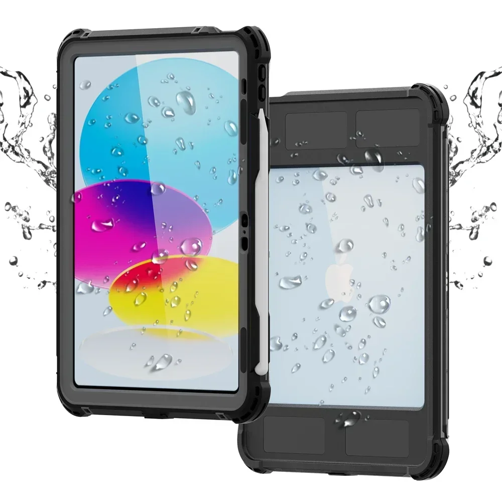 

Waterproof Case For Air 5 Air 4 Pro 11 10.9 Air 3 10.5 iPad 7 8 9th 10.2 Mini 6 5 Shock Resistance Cover For iPad 10th Gen 10.9