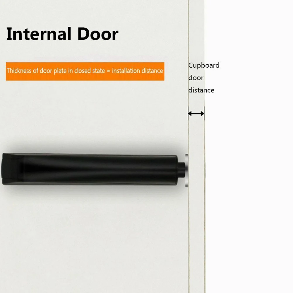Cabinet Door Catch Push to Open Magnetic Latch with Touch Release for Drawers Wardrobes Cupboards DIY Installation