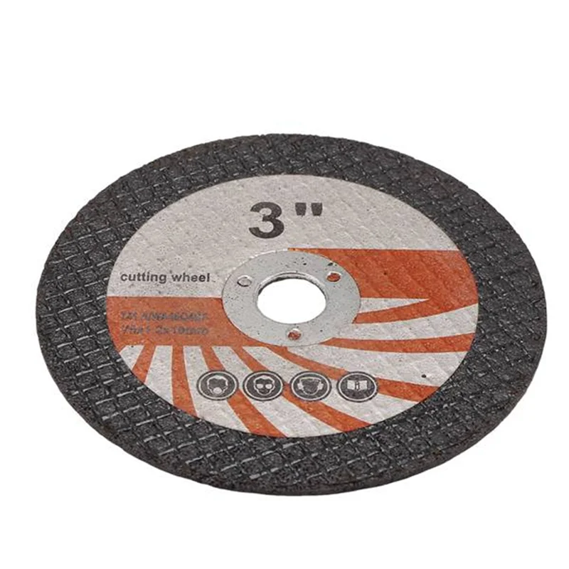 

AT19-50PCS 75Mm Mini Cutting Disc Circular Resin Grinding Wheel For 10Mm Bore Angle Grinder Wood Tile Cutting Disc Power Tool