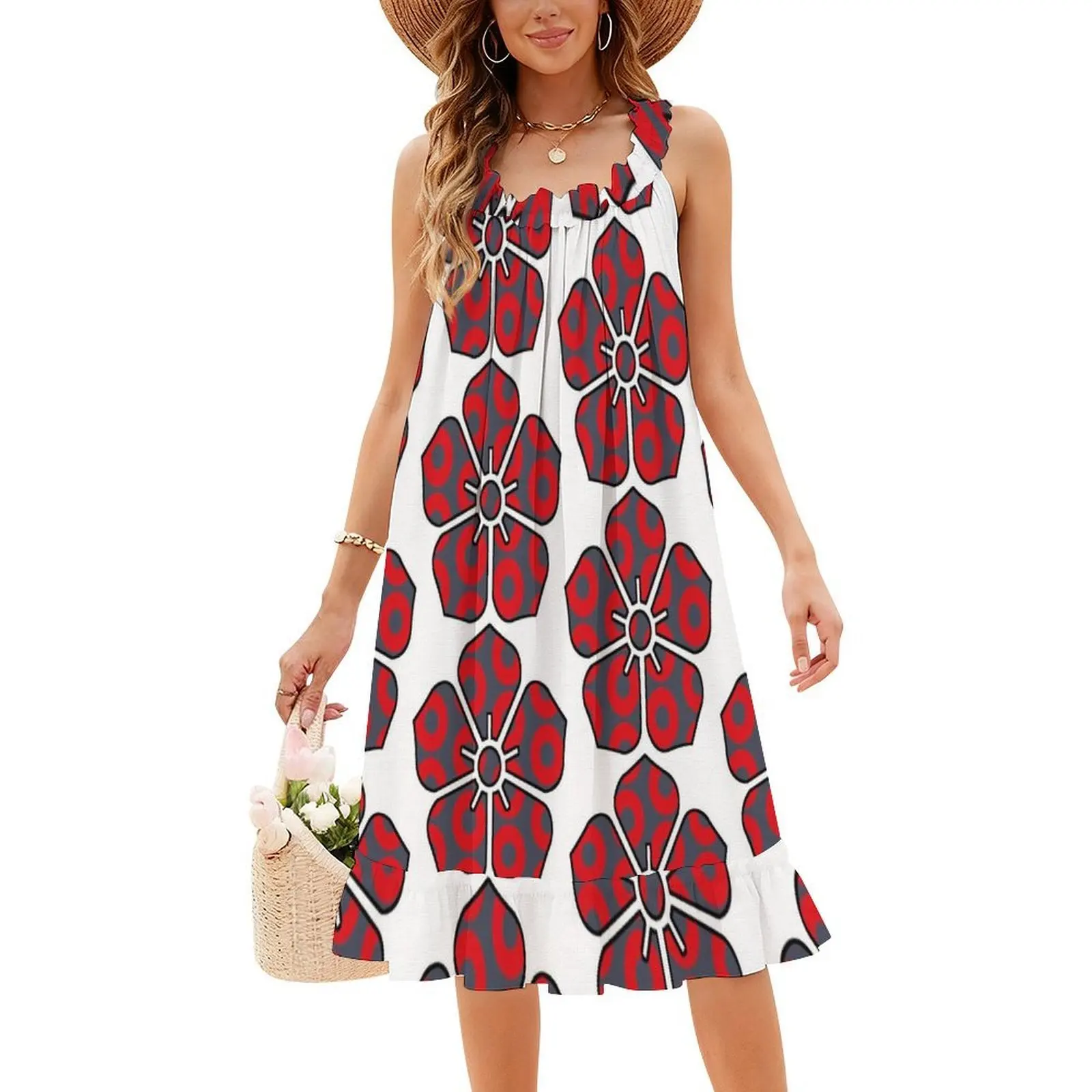 Phish-Tropical Donut Flower Abito senza maniche bohémien Multi-stampa Abito da festa per le vacanze al mare Phish Trey Anastasio Jon Fishman