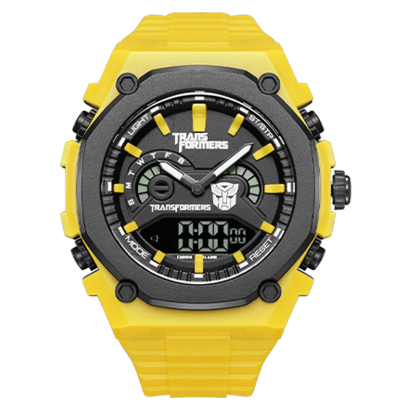 

Mark Fairwhale 7110, роскошные мужские кварцевые часы, спортивный хронограф с двойным дисплеем, водонепроницаемый цифровой ночник