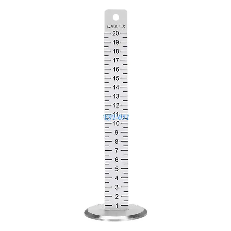 

E15A Metal Ceramic Tile Tool Equal Height Ruler for Bricklayer Lay Floor Tile Tool