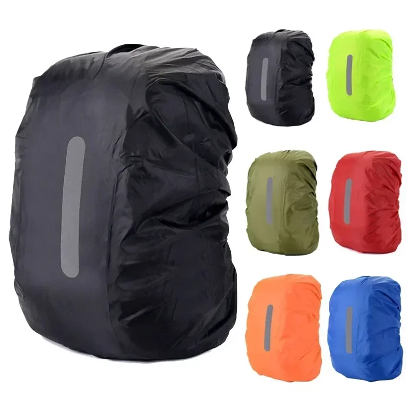 Waterproof Backpack Cover  Safety Outdoor Backpack Cover Waterproof Rain Cap Cover