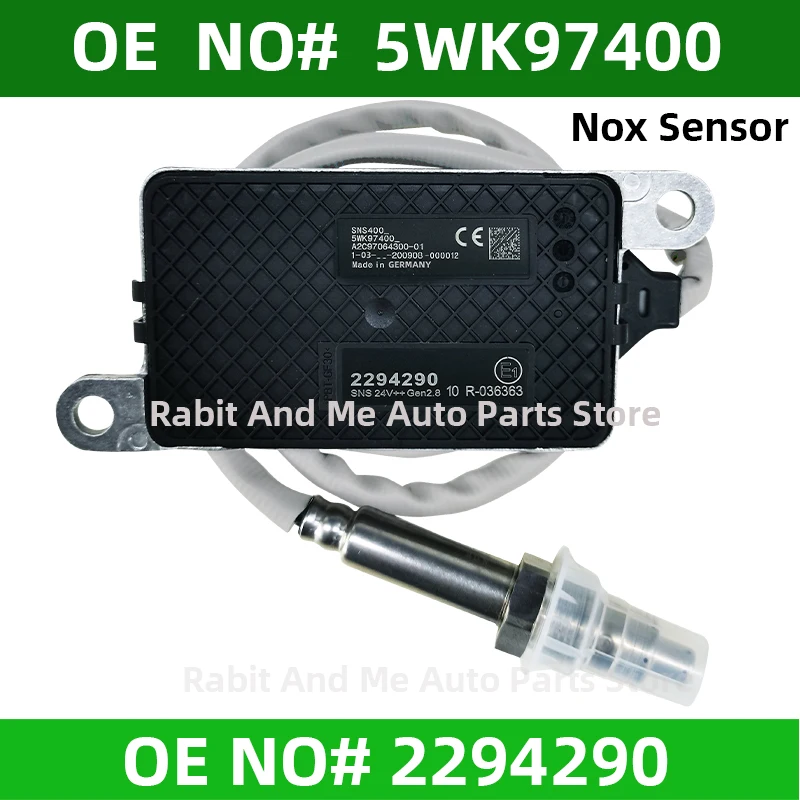 2294290 5WK97400 2064768 2247380 2296800 24V Original New Nitrogen Oxygen NOx Sensor 24V For Scania Engine Truck Euro 6