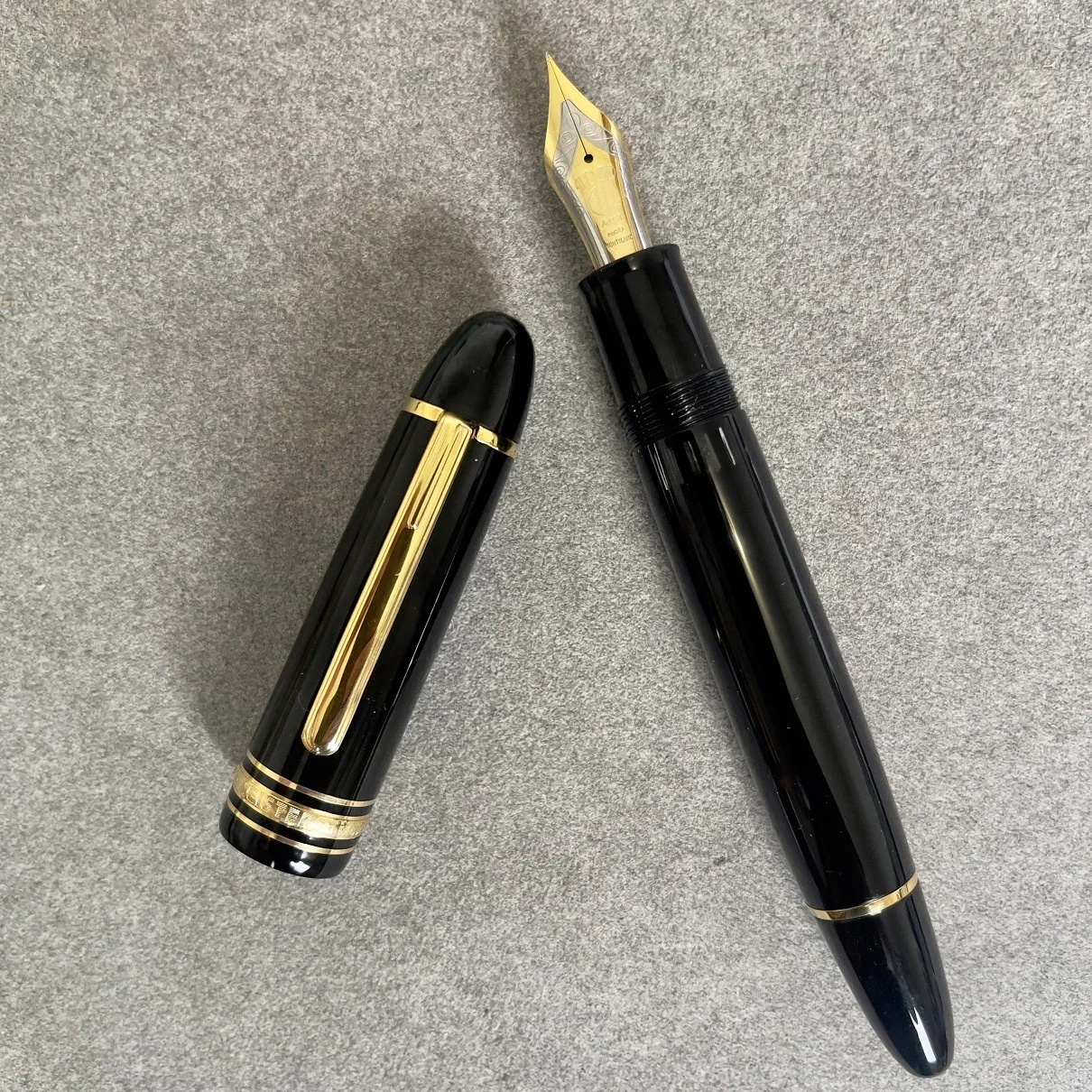 

Роскошная высококачественная перьевая ручка mb 149, чернила на поршне, классическая школьная ручка из смолы, офисные аксессуары, ручка