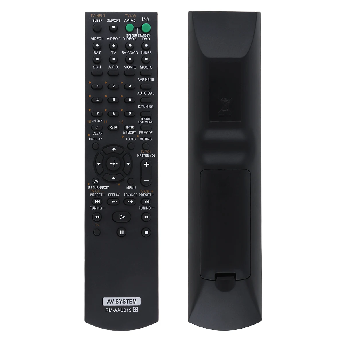 Wireless 433MHZ Remote Control with Long Control Distance for Sony RM-AAU005 / RM-AAU013 / RM-AAU025 AV SYSTEM