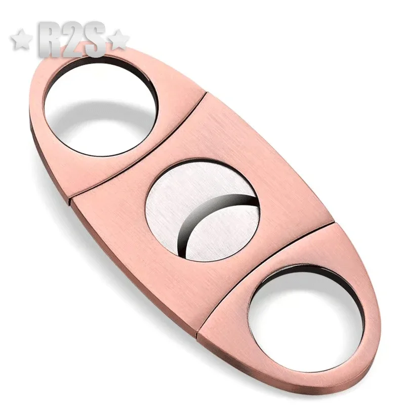 Luxury Cigar Cutter Stainless Steel Metal Classic Cutter Guillotine Cigar Scissors Gift Puncher Cutting Knife Cigar Accessory