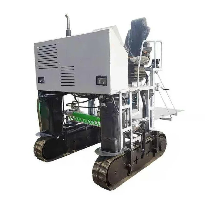 

Ride-on crawler tea picking machine, tea picking machinery and equipment