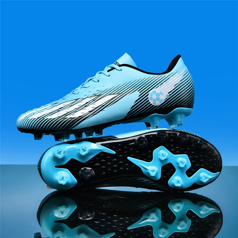 New Soccer Shoes Sport Outdoor Men Breathable Cleats FG Football Boots Adult Futsal Training Shoes Ultralight Non-Slip Wholesale