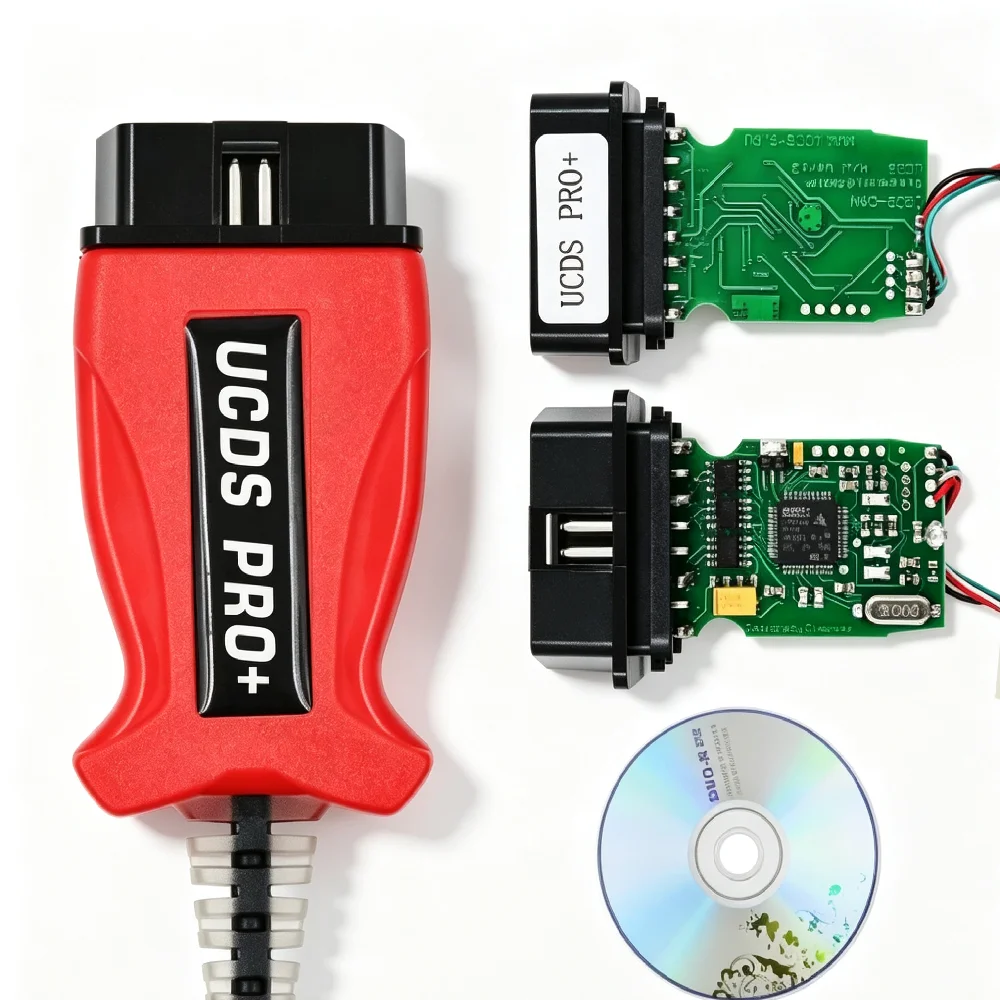 UCDS PRO+ Diagnostic Tool for Ford OBD2 Scanner Module Programmer Code Reader Full Function 35 Tokens V1.27.001