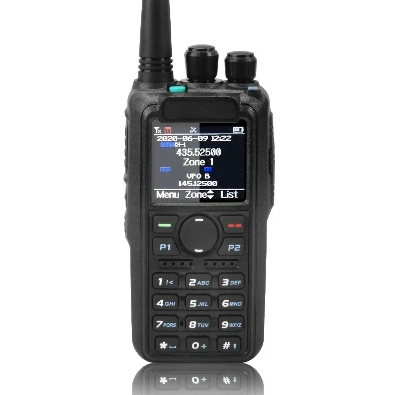 AT-D878UVII Plus Dual Band Bluetooth PTT Digital/Analog APRS RX & TX AES256 Ecryption USB-C Charge Walkie Talkie
