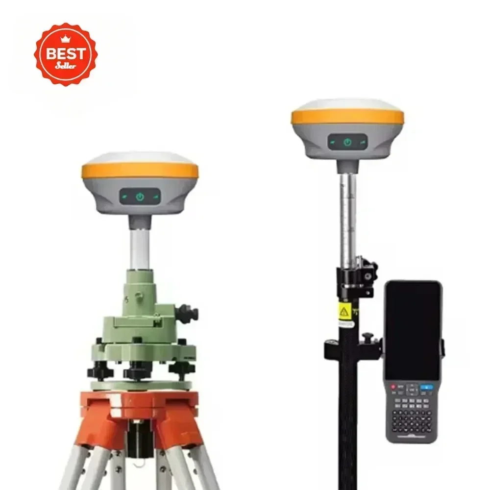قاعدة D8Pro عالية الدقة GNSS RTK GPS وRover، أكثر محمولة، وظيفة IMU، راديو مدمج