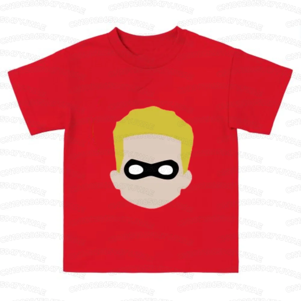Sommer-T-Shirt „The Incredibles“ für Damen, Familien-T-Shirt, Urlaubs-T-Shirt, kurzärmelig, für Erwachsene, Cosplay, lässiges T-Shirt, Oberteile – Detail 5