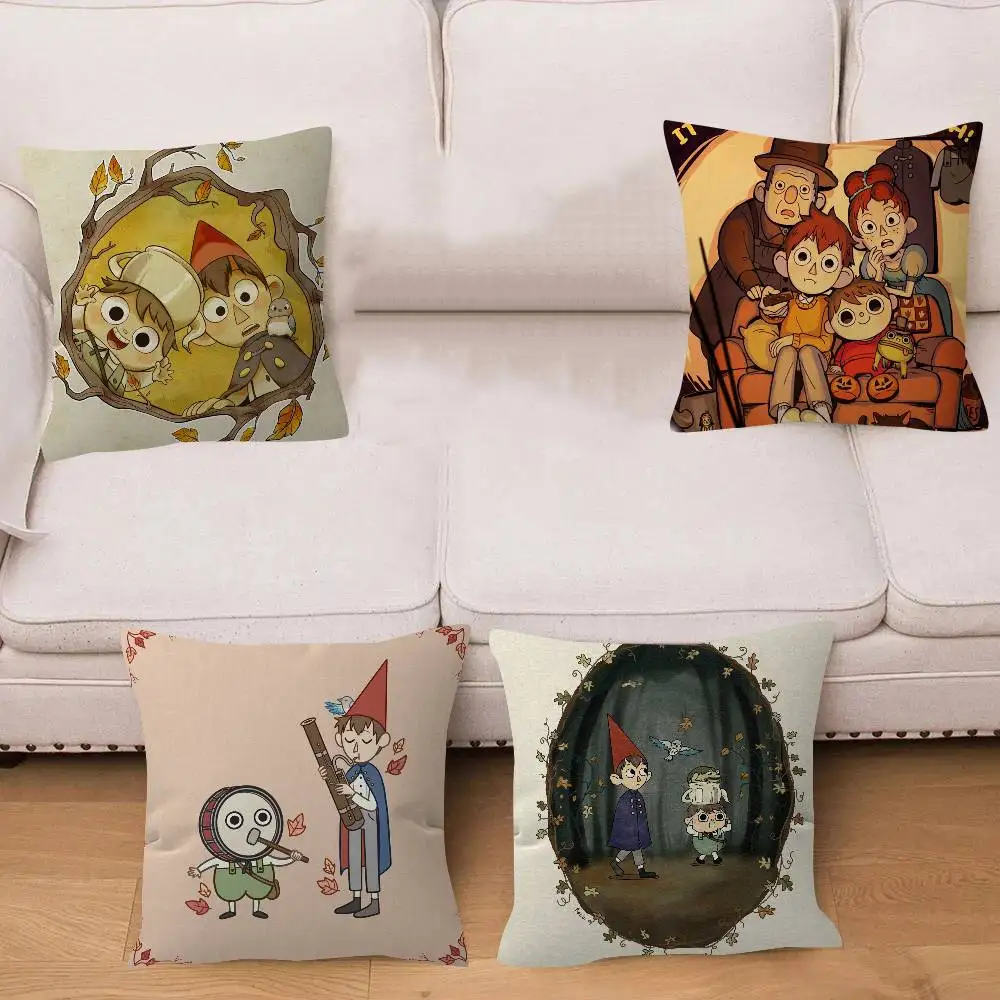 Cushion Cover Pillowcase Upholstery Sofa Throw Pillow Home Decor Pillowcas Cartoon O-Over the G-Garden W-Wall