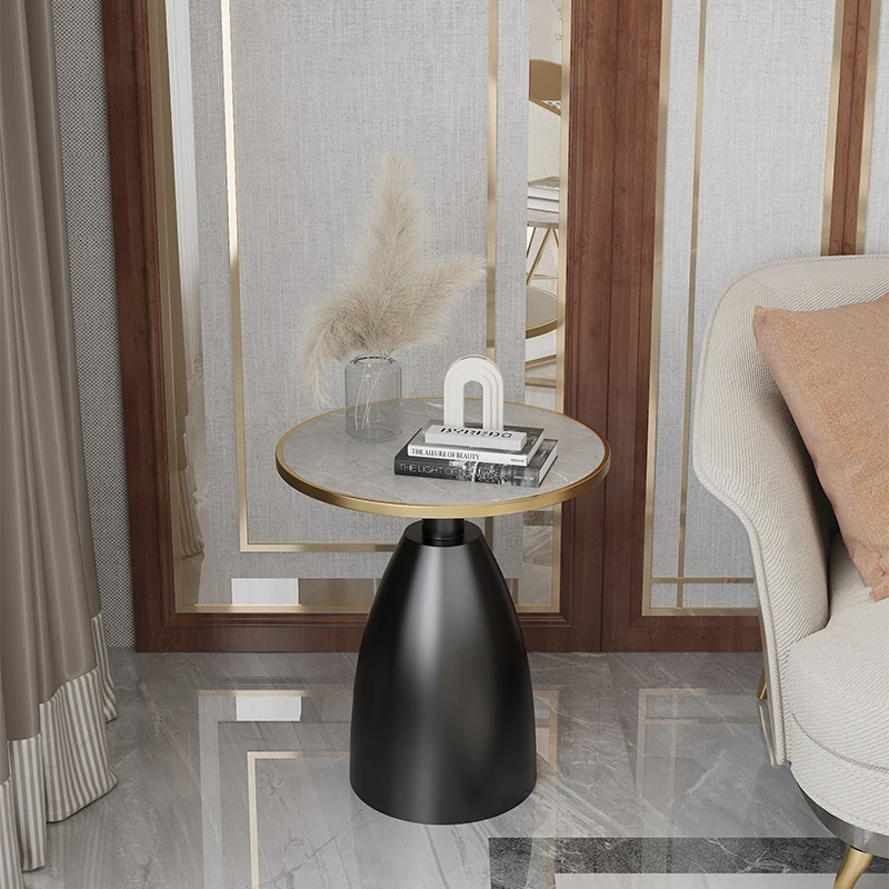 Table Basse de Luxe Moderne, Design Simple, Minimaliste, Table d'Appoint Nordique, Esthétique Debout, Mobilier de Suite