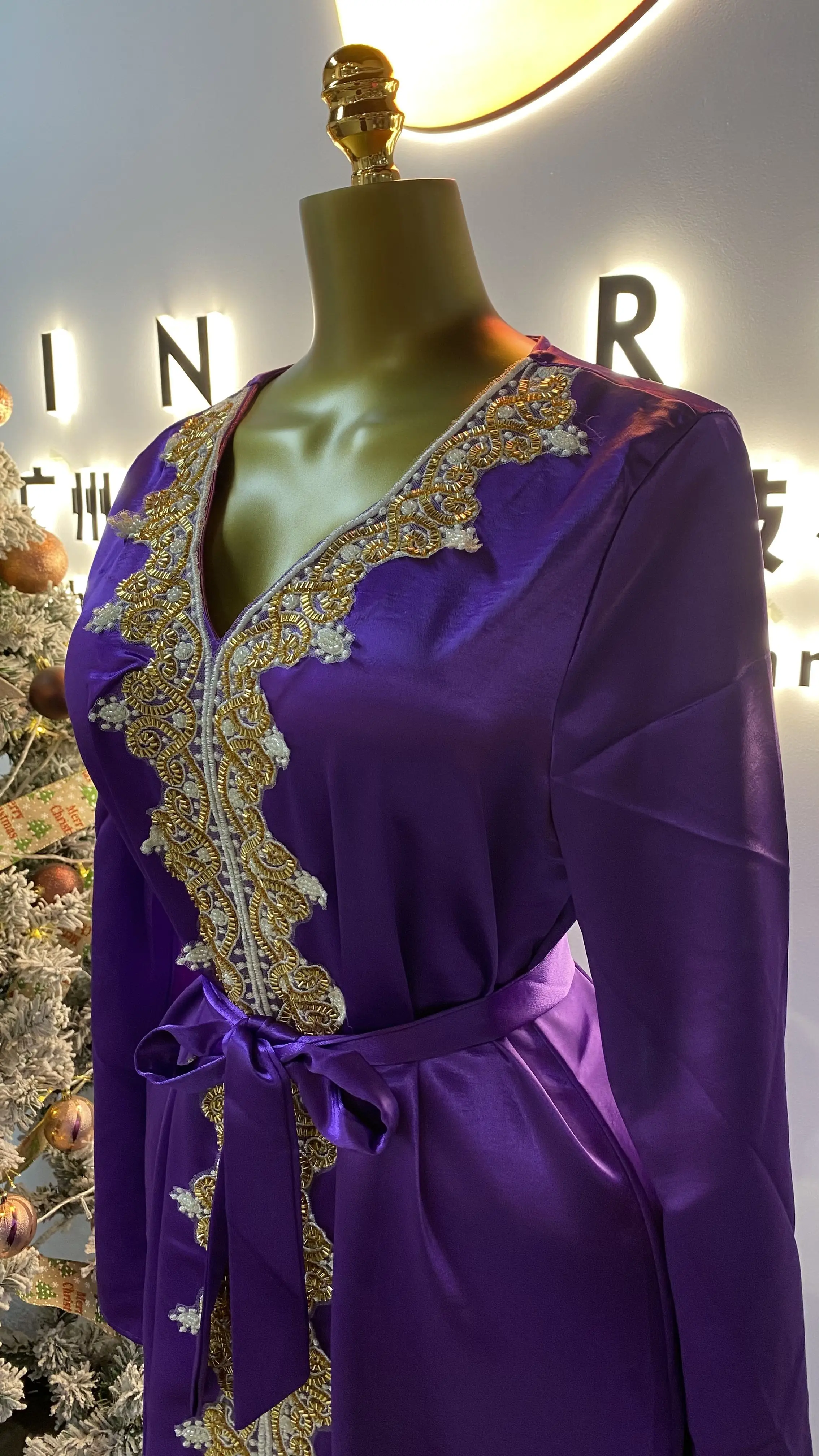 فساتين ماكسيبايا فاخرة مطرزة لفساتين السهرة الأنيقة في حفلات الزفاف والحفلات الراقصة.-GZXX103 #4