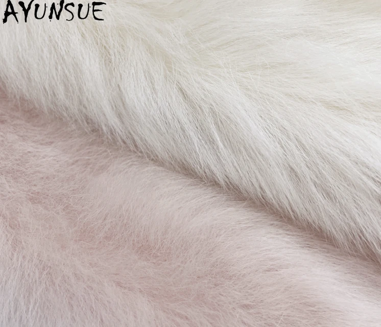 AYUNSUE Natürlicher Schaffell-Pelzmantel für Damen, mittellang, echte Lederjacke, Winterjacken, 2025, Luxuskleidung, weiblich, Servies Sieravera