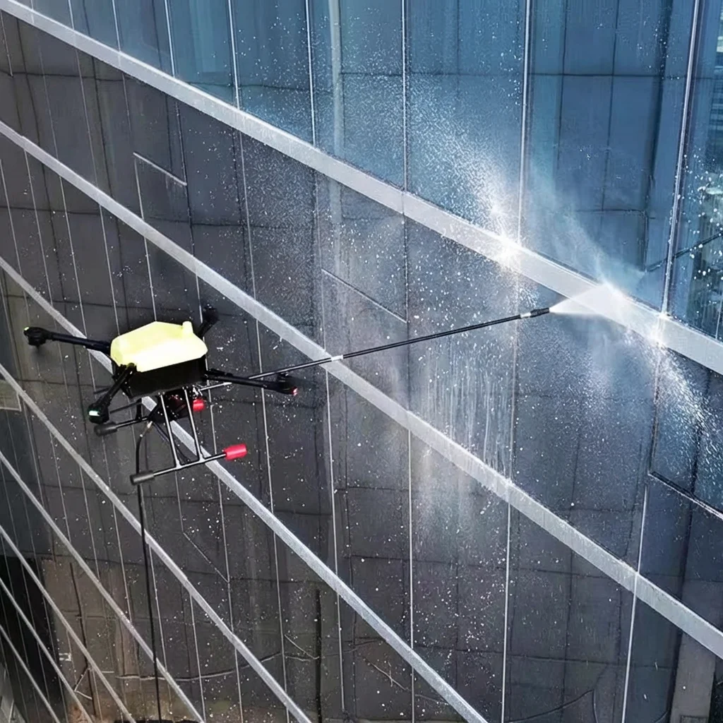 High Pressure Drone for Window Cleaning