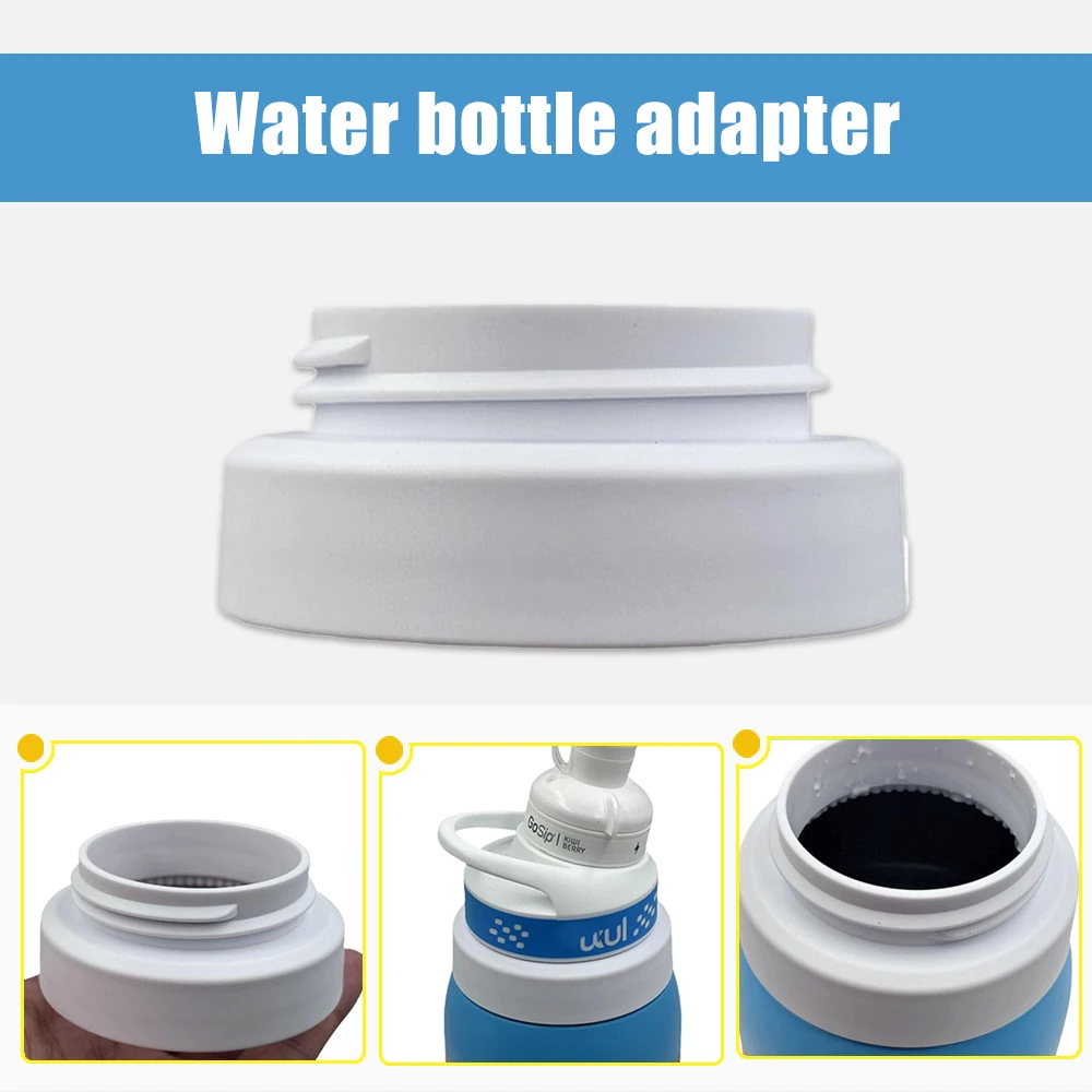

Water Bottle Adapter for Owala To Cirkul, Adapter Fits Owala FreeSip24/25/32/40oz To Cirkul, Food Grade Silicone