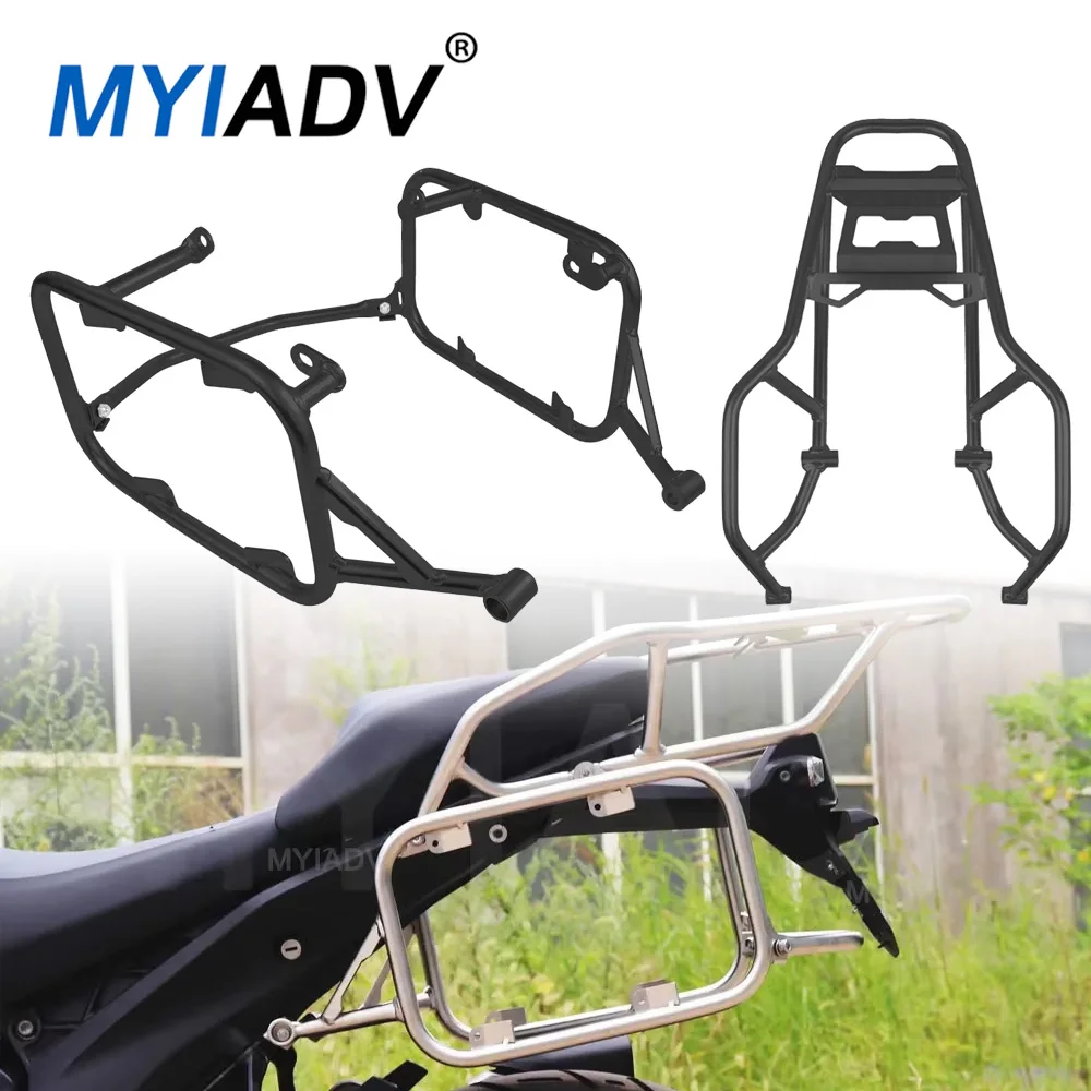 

Motorcycle Saddlebag Tail Box Panniers Rack For BMW R1300GS R1300 R 1300 GS Adventure 2024 Aluminum Box Luggage Bracket Holder