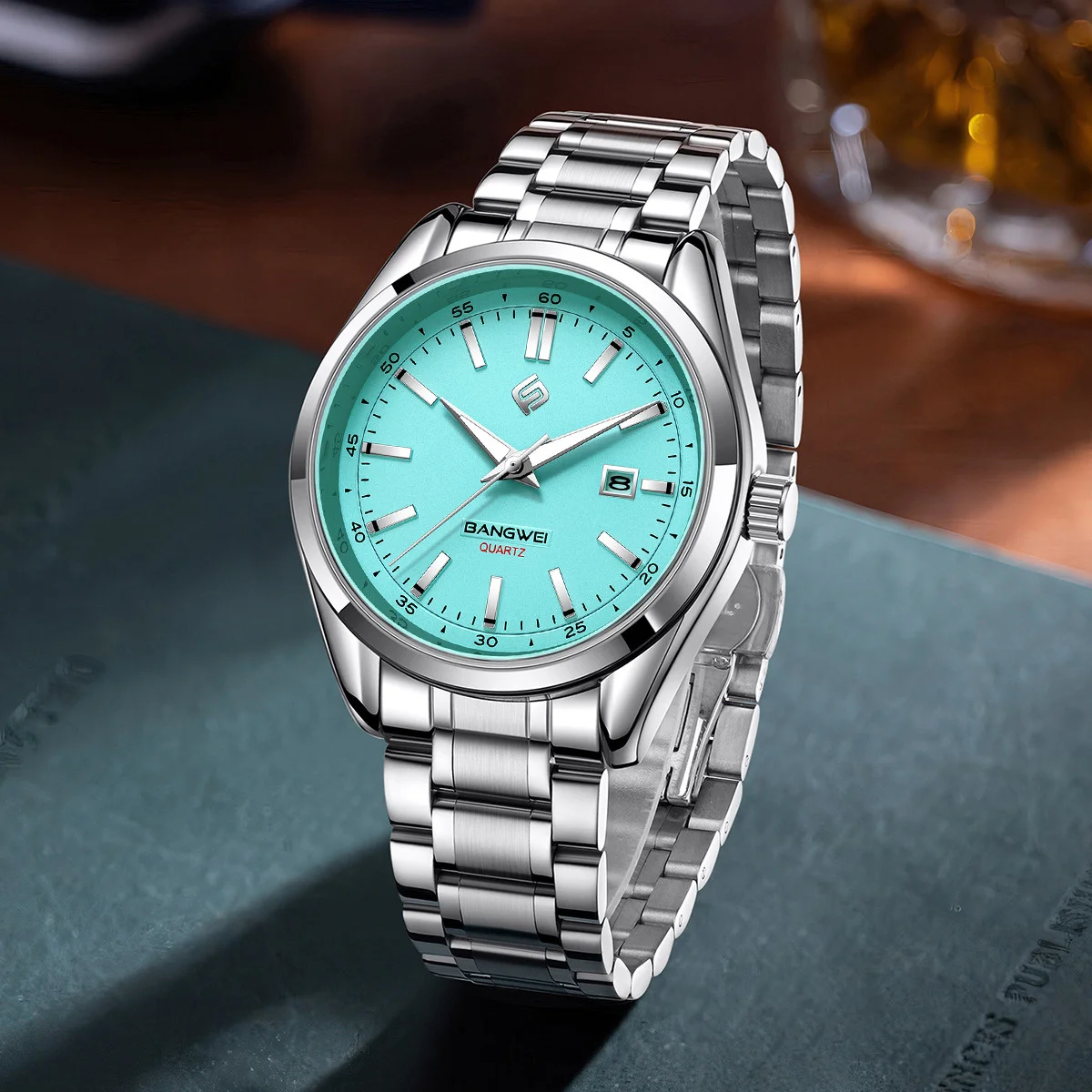 Reloj LIGE de lujo para hombre, relojes de pulsera de cuarzo luminosos resistentes al agua para negocios a la moda, relojes deportivos con calendario de acero inoxidable para hombre