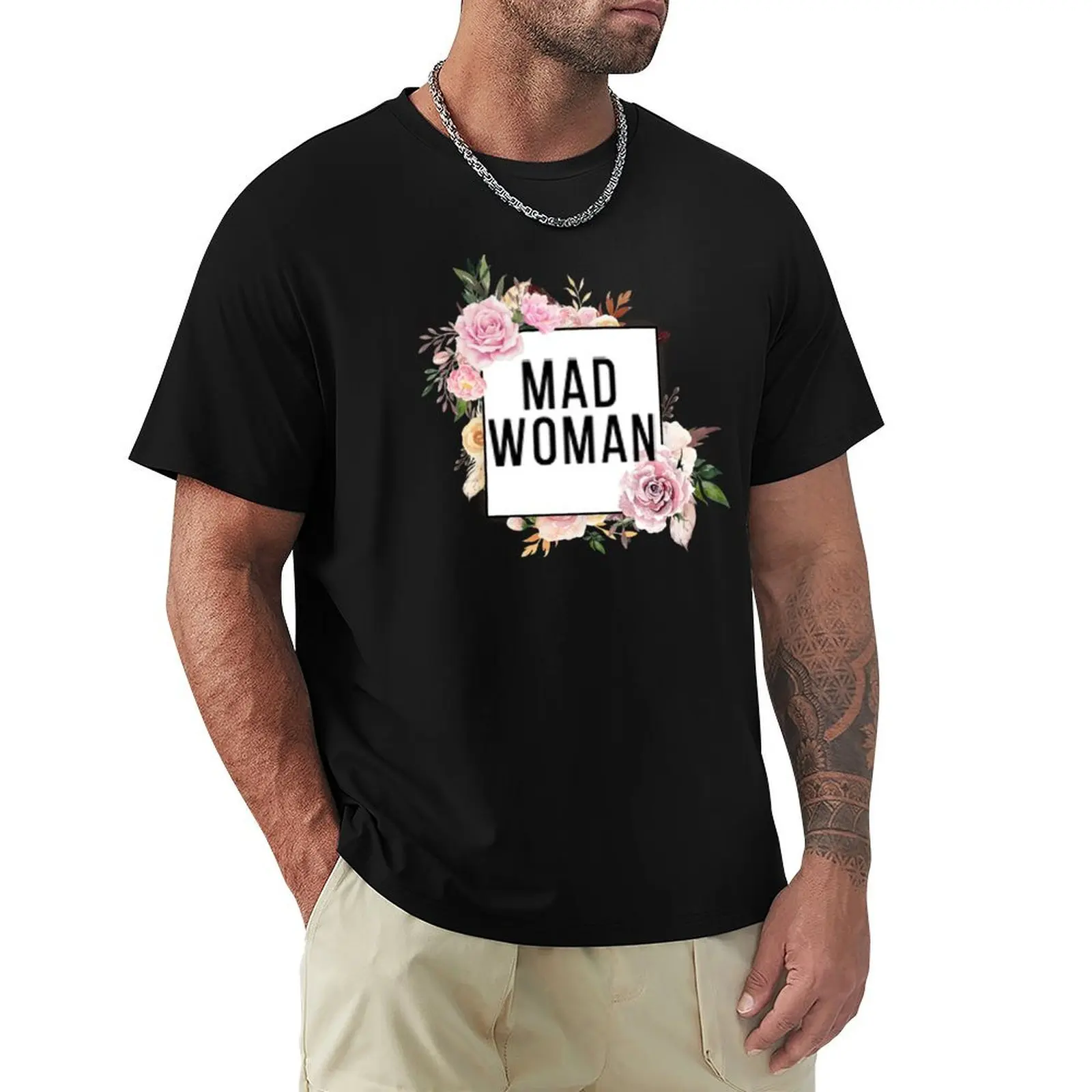 Mad Woman T-Shirt Stretch Fabric Comfort T-Shirt
