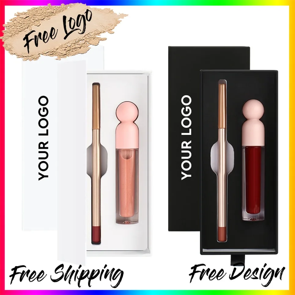 Ensemble de rouge à lèvres liquide mat, 12 couleurs, 58 nuances, Kit de maquillage végétalien, marque privée, vente en gros, Logo personnalisé
