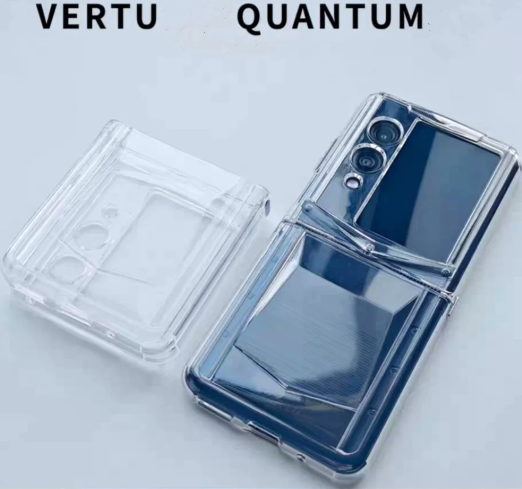 

Original Phone Case For Vertu Quantum flip2 VTL-202402 Transparent protective cover