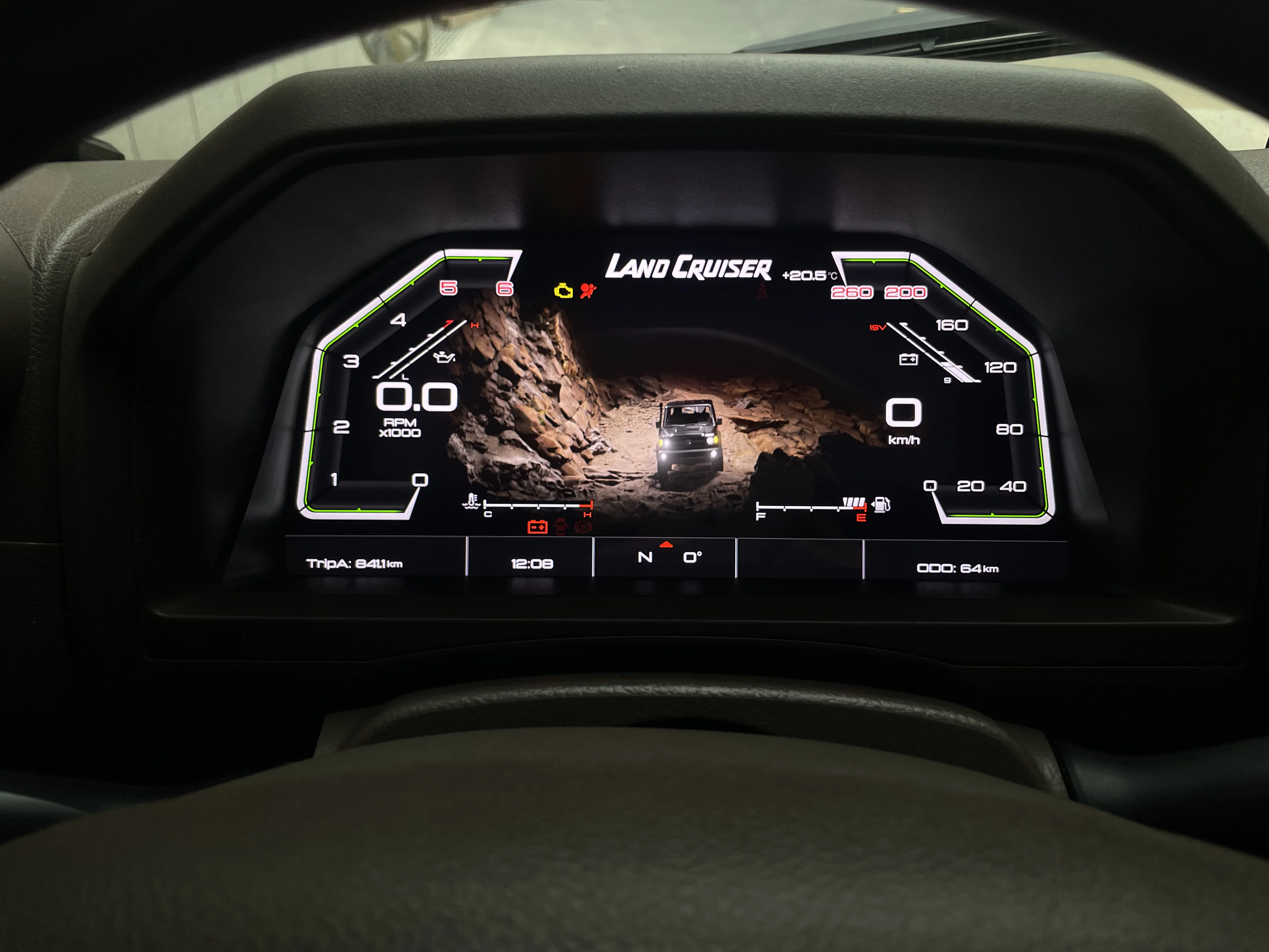 JIANSHAN Full LCD Car Digital Cluster for Land Cruiser LC70/76/78/79 2008-2021 12.3