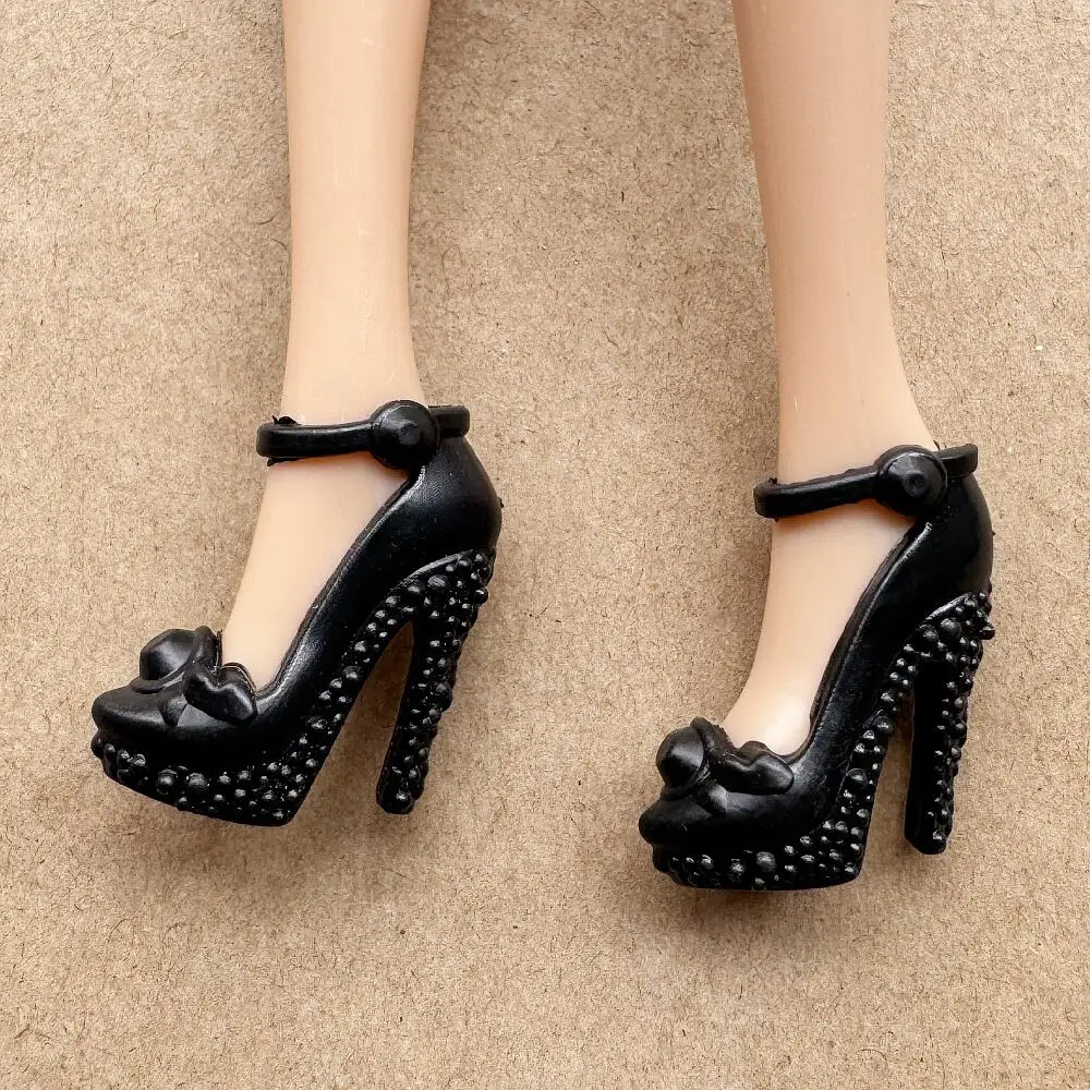 Bunte, sortierte Absatzschuhe (11,5 Zoll) für 30 cm große Puppen, 1/6 Maßstab, Zubehör, Stiefel, Puppenschuhe, Spielzeug – Detail 21