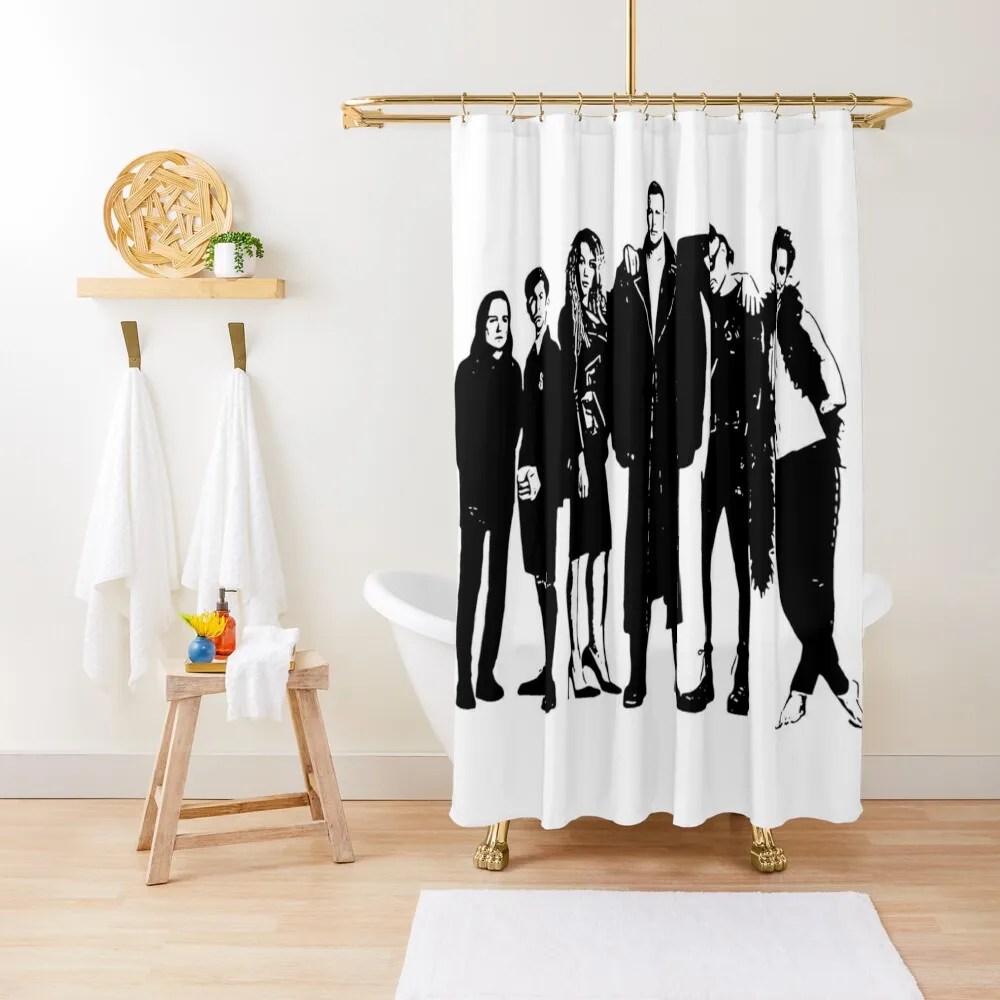 

Umbrella Academy Crew Shower Curtain In The Bathroom Waterproof Bathroom Shower Curtain