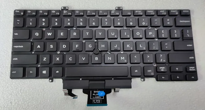 para dell latitude 5400 5401 5410 5411 7400 7410 teclado retroiluminado ponteiro eua novo 01