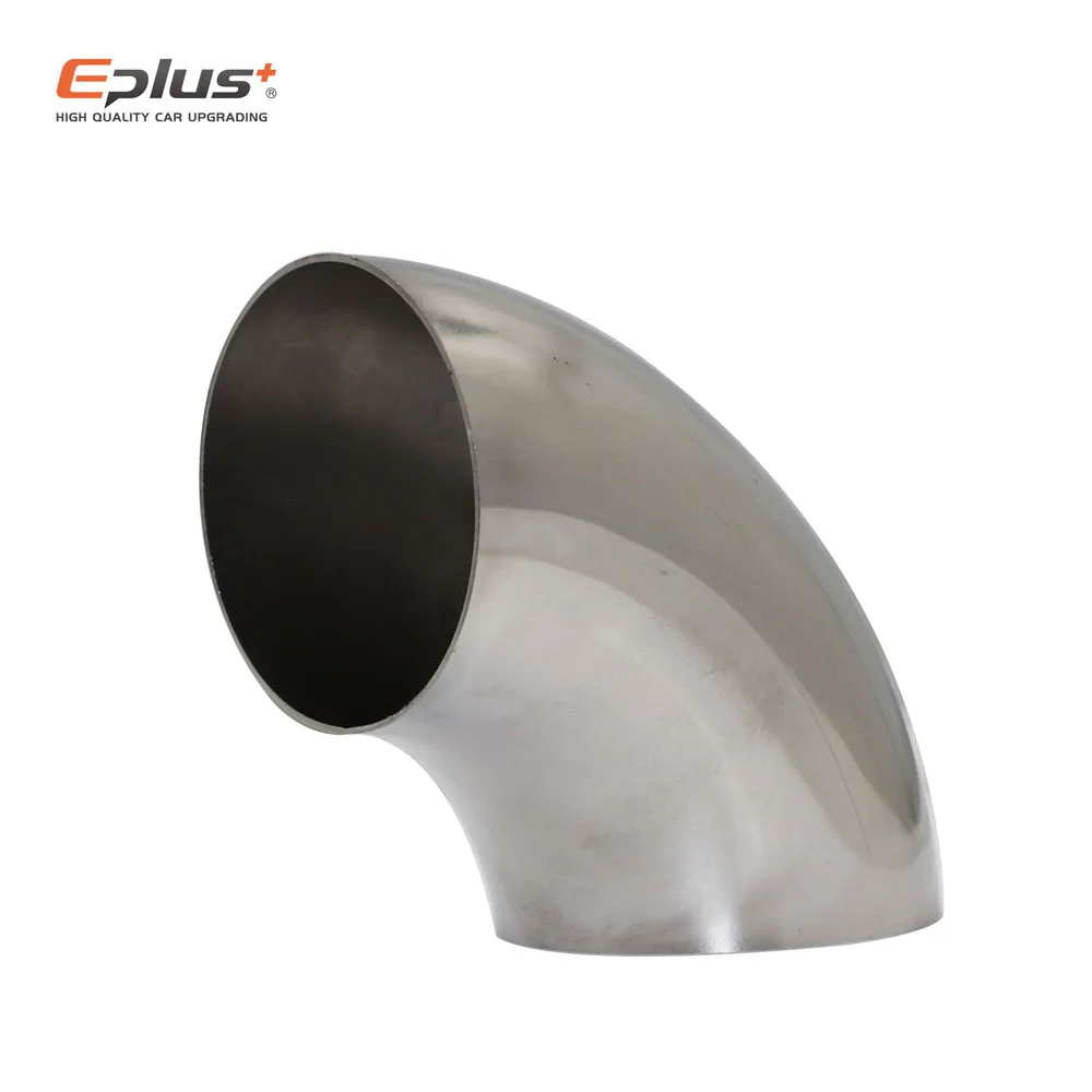 90 درجة 304 الفولاذ المقاوم للصدأ العالمي الكوع وصلة أنابيب لحام صحية سيارة دراجة نارية خمار ماسورة العادم ملحومة الأنابيب #5