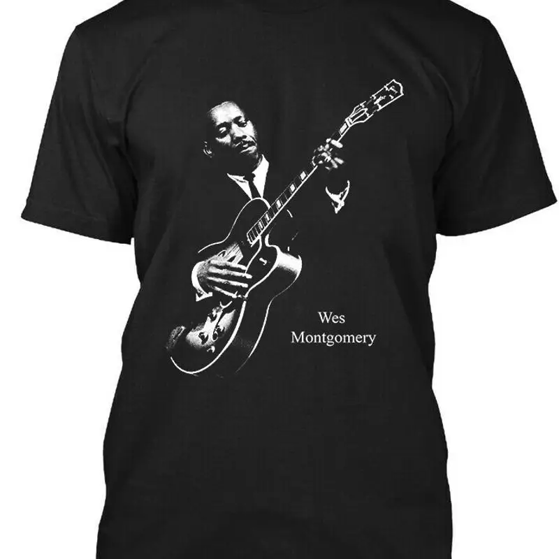 Novo popular wes montgomery música americana vintage retro logotipo t camisa s 4xl