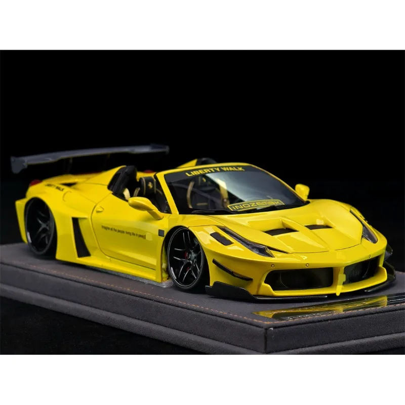 ARES 1/18 458 GT Spider LB Resin Toy Motor Vehicle Diecast Metal Model Gifts