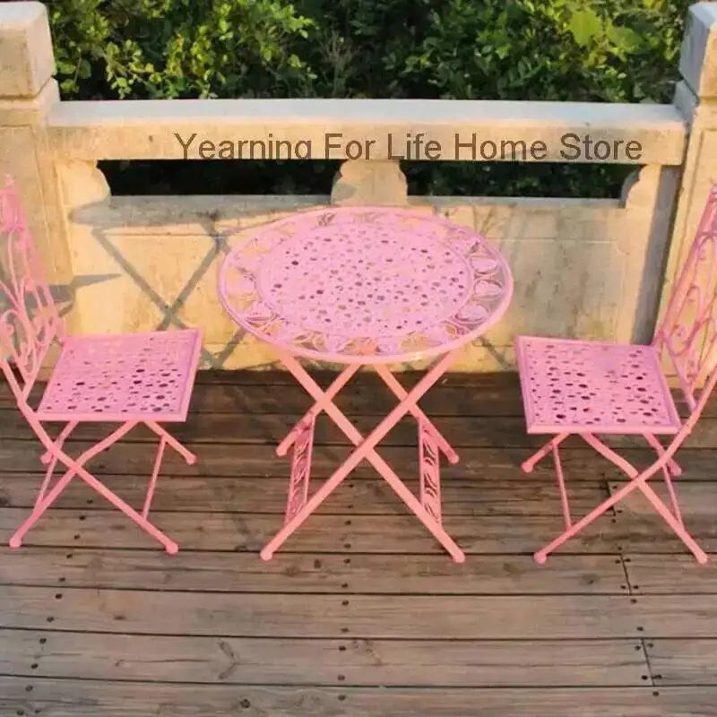 Set da giardino per creatività in metallo per esterni Set da giardino economici di design moderno Rilassante Alfresco Tuinmeubelsets Mobili da giardino per esterni